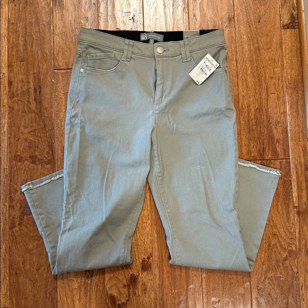 Wit & Wisdom light olive gray Denim Pants